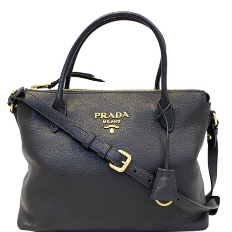 Prada medium shoulder leather bag